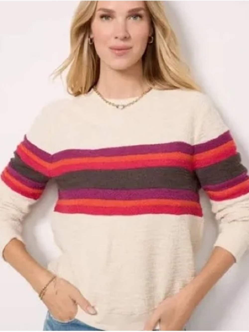 FAHERTY Vista Stripe Pullover